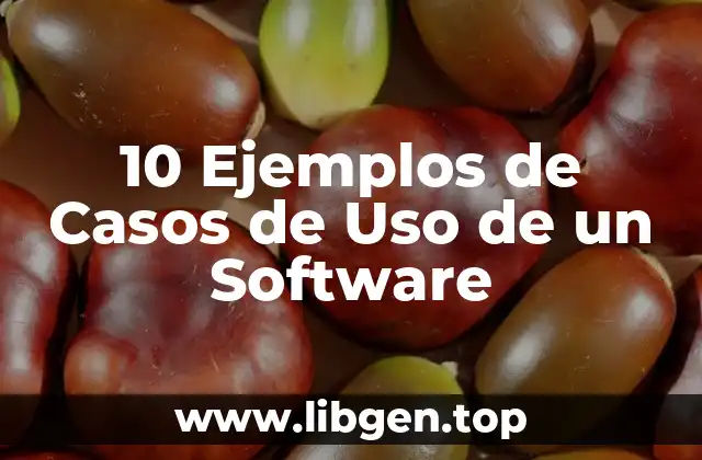 10 Ejemplos de Casos de Uso de un Software