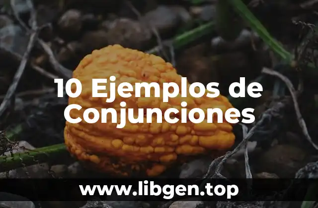10 Ejemplos de Conjunciones
