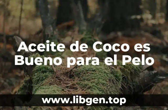 Aceite de Coco es Bueno para el Pelo