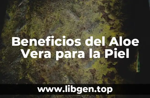 Beneficios del Aloe Vera para la Piel