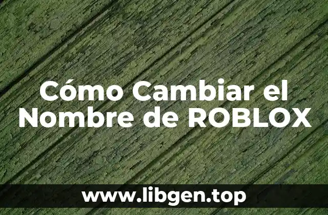 ¿Por qué Cambiar el Nombre de ROBLOX?