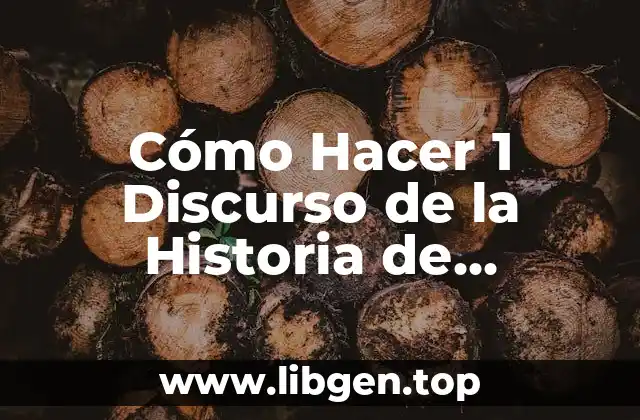 Cómo Hacer 1 Discurso de la Historia de Marruecos