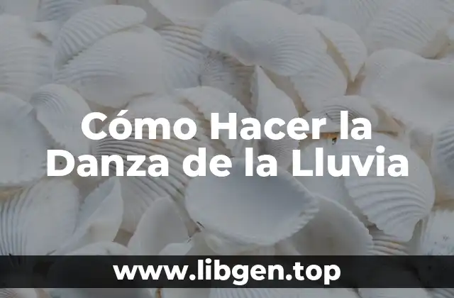 ¿Qué es la Danza de la Lluvia?