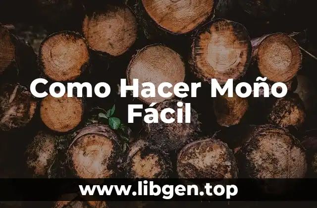 Como Hacer Moño Fácil