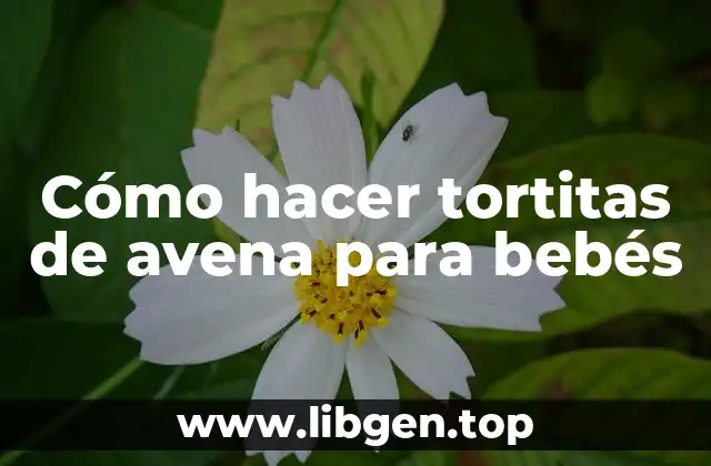 Cómo hacer tortitas de avena para bebés