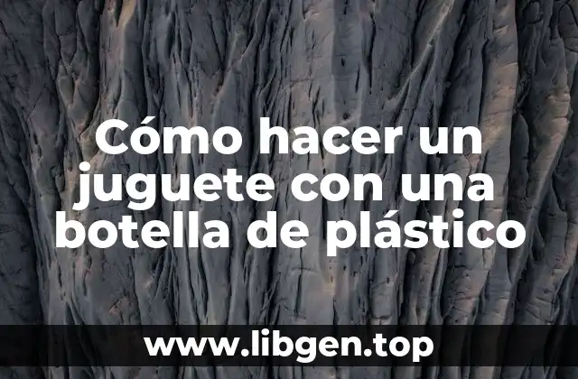 Cómo hacer un juguete con una botella de plástico