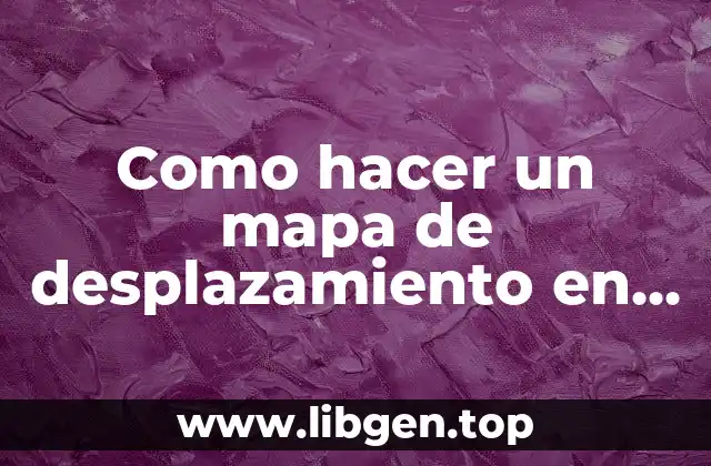 Como hacer un mapa de desplazamiento en Photoshop