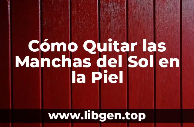 Causas de las Manchas del Sol