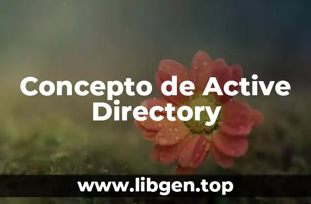 Concepto de Active Directory