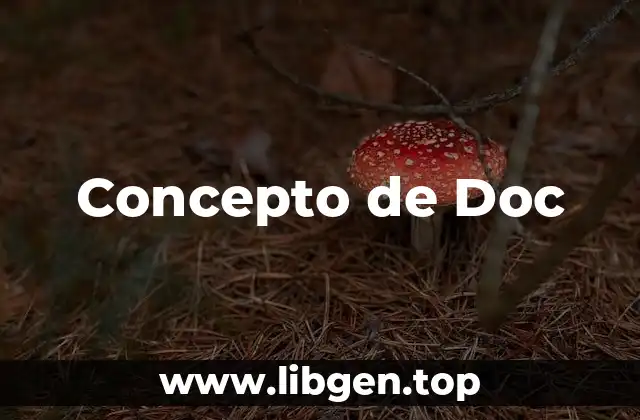 Concepto de Doc