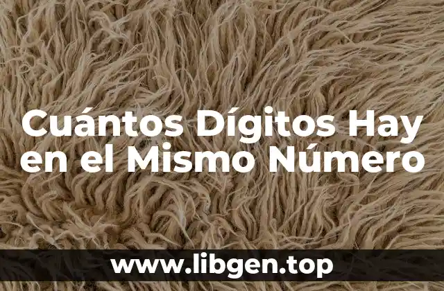 Definición y Ejemplos de Números con Dígitos Repetidos