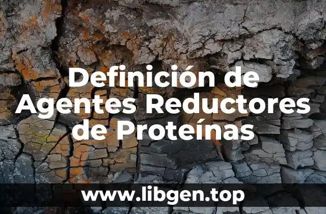 Definición de Agentes Reductores de Proteínas