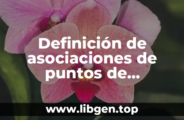 Definición de asociaciones de puntos de diferencias