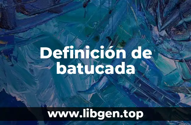 Definición de batucada