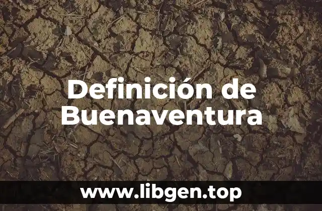 Definición de Buenaventura