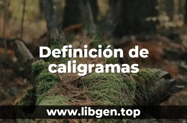 Ejemplos de caligramas