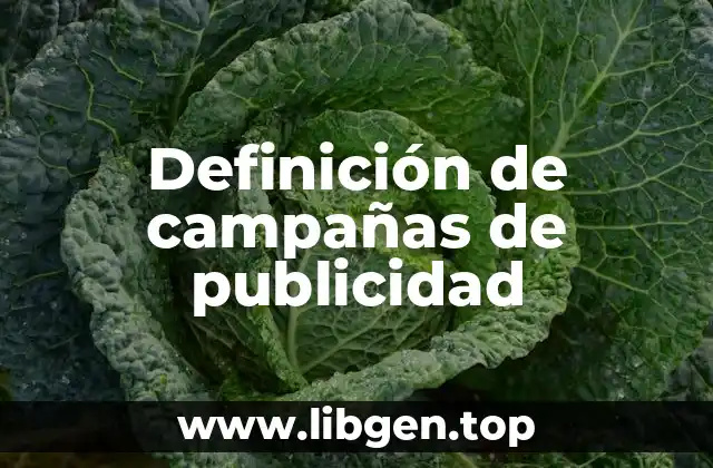 Definición de campañas de publicidad