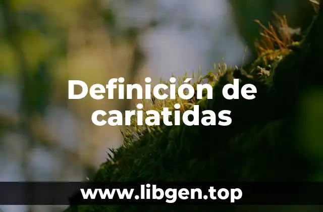 Definición de cariatidas