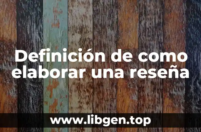 Ejemplos de reseñas