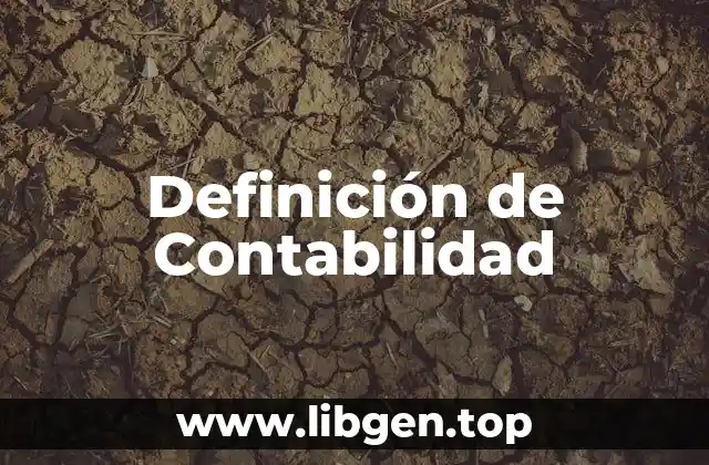 Definición de Contabilidad