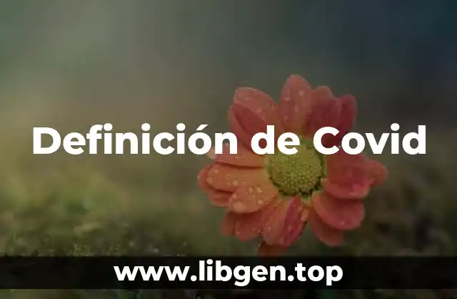 Definición de Covid