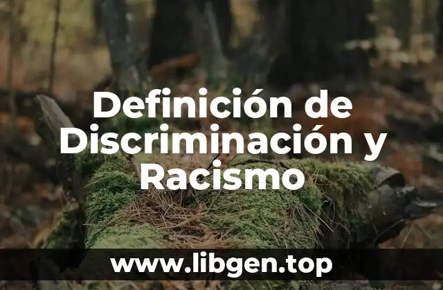 Definición técnica de Discriminación