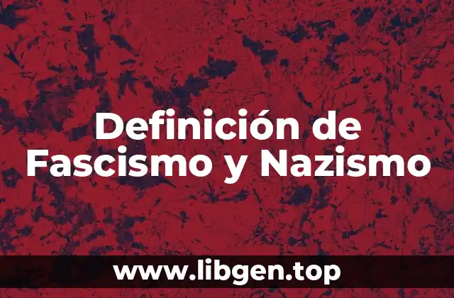 Definición técnica de Fascismo