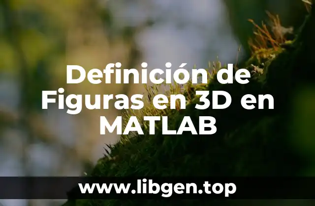Definición de Figuras en 3D en MATLAB