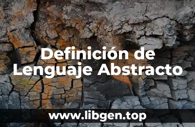 Definición de Lenguaje Abstracto
