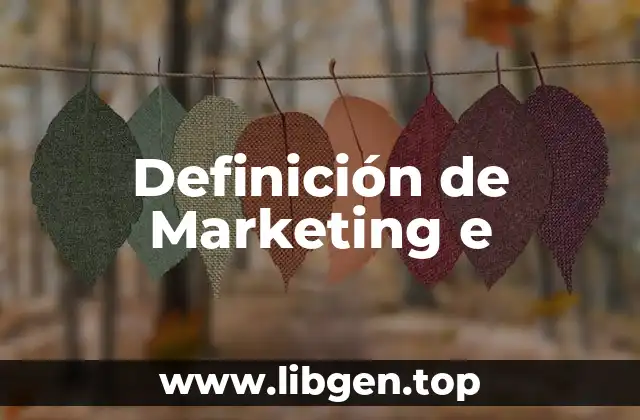 Definición técnica de Marketing e-Commerces Plan de Negocios