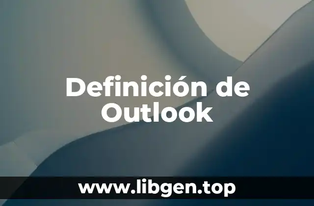 Definición de Outlook