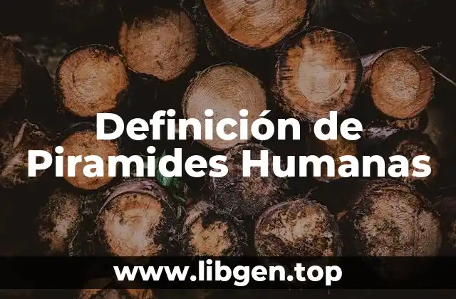 Definición de Piramides Humanas