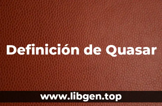 Definición de Quasar