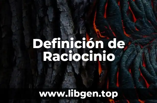 Definición de Raciocinio