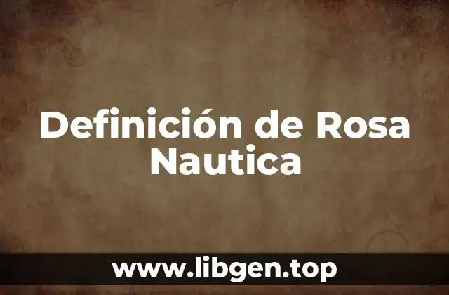 Definición de Rosa Nautica
