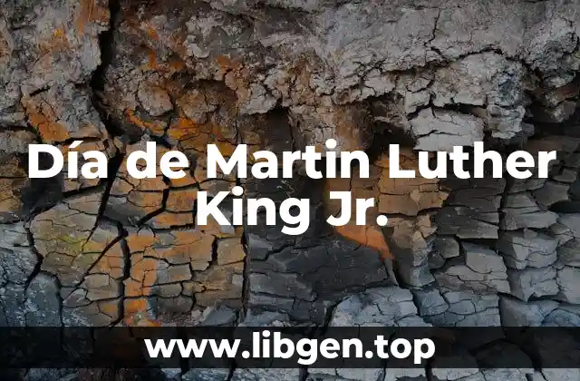 Día de Martin Luther King Jr.