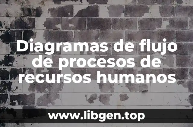 Diagramas de flujo de procesos de recursos humanos
