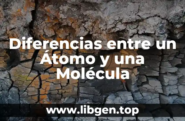 Diferencias entre un Átomo y una Molécula