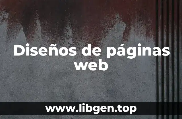 Diseños de páginas web