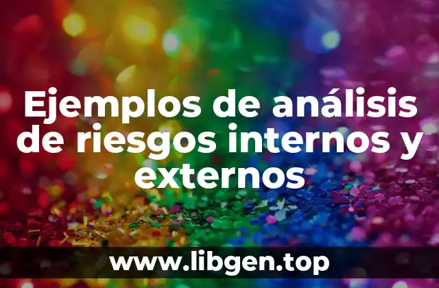 Ejemplos de análisis de riesgos internos y externos
