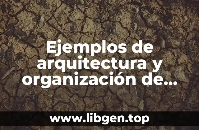 Ejemplos de arquitectura y organización de computadoras y Significado