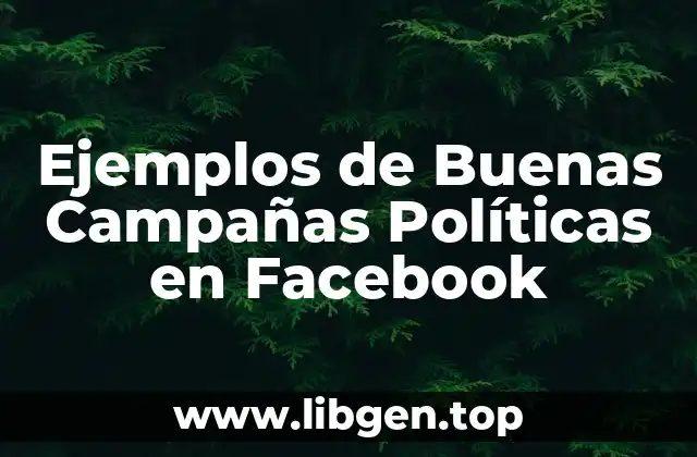 Ejemplos de Buenas Campañas Políticas en Facebook