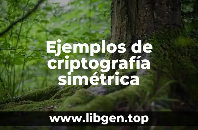 Ejemplos de criptografía simétrica