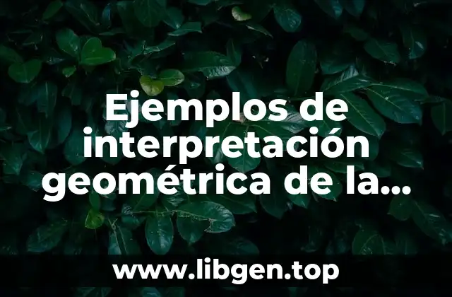 Ejemplos de interpretación geométrica de la razón de cambio