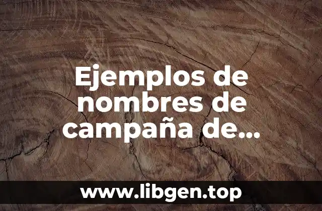 Ejemplos de nombres de campaña de educación ambiental de llantas