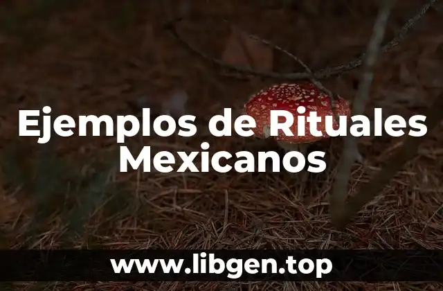 Ejemplos de Rituales Mexicanos