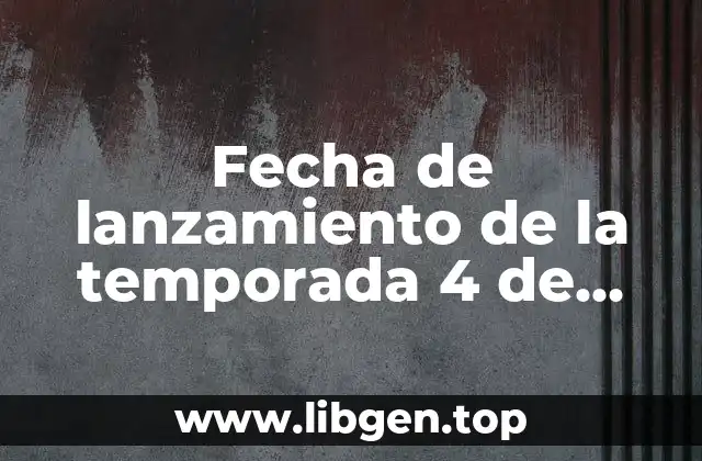 Fecha de lanzamiento de la temporada 4 de Kimetsu no Yaiba