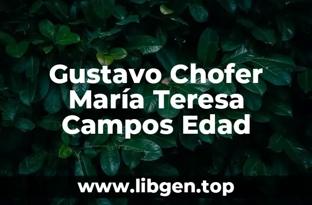 Orígenes y comienzos de Gustavo Chofer