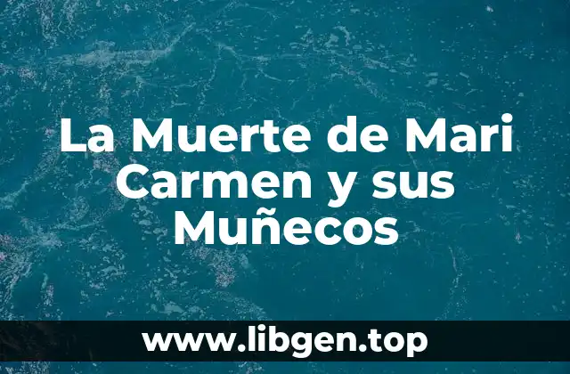 ¿Quién fue Mari Carmen?
