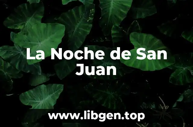La Noche de San Juan